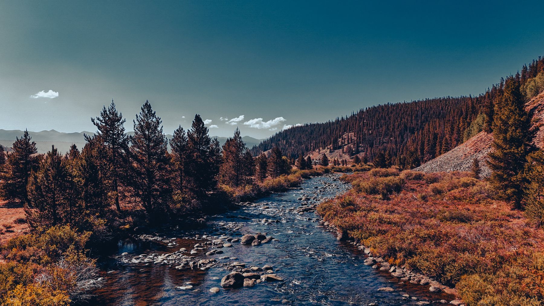 Dinner Station River Aerial WIDE